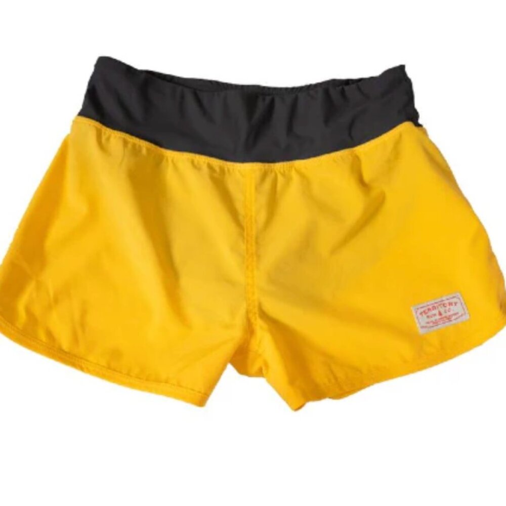 Territory Run Co All Day Run Orange Shorts Women's XS